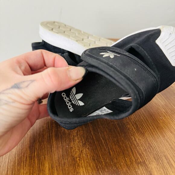 Adidas Superstar 360 Black Slip On Shoes Kids Size 7.5 - Picture 8 of 10